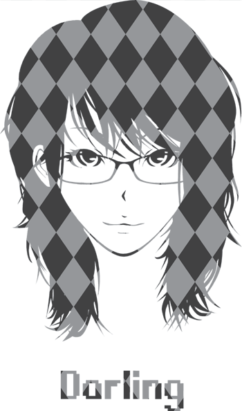 イラスト ダーリン 女性画