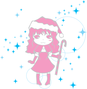 クリスマスイラスト かわいい女の子キャラクター