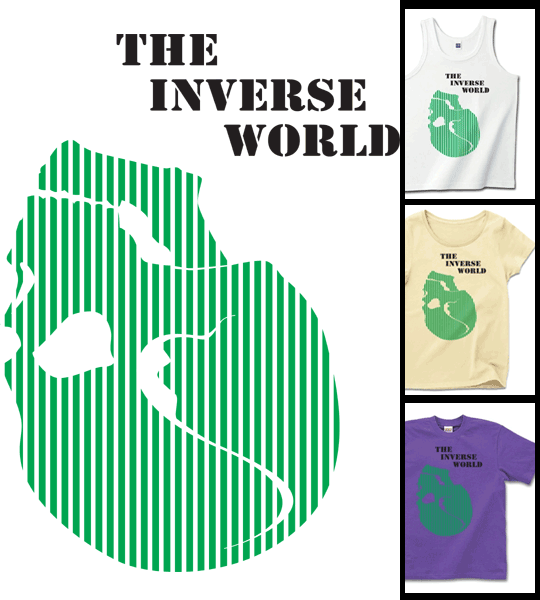 ストライプ模様のドクロデザイン Tシャツ・タンクトップ