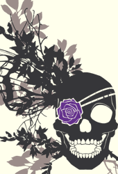 黒のバラドクロIllustratorで書いたもの