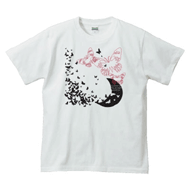 バタフライ 半袖Tシャツ