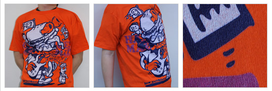 特大プリントTシャツ サンプル
