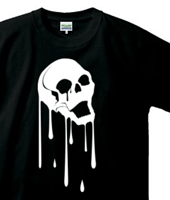 とろける髑髏Tシャツ