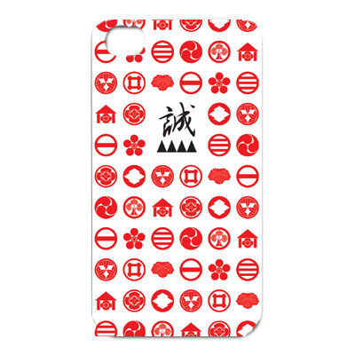 幕末家紋ロゴ iPhoneカバー