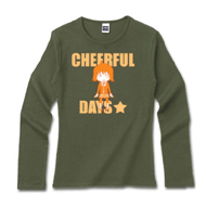 かわいいチビキャラ「CHEERFUL DAYS」オレンジ
