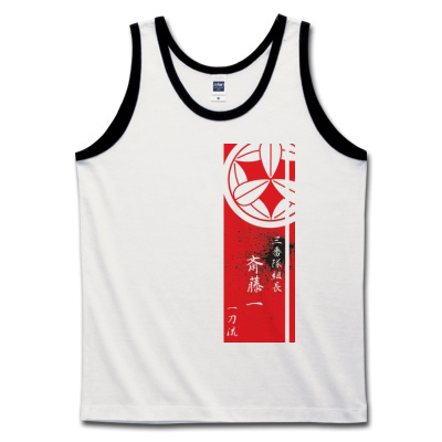 サムライTシャツ「斎藤一」赤黒