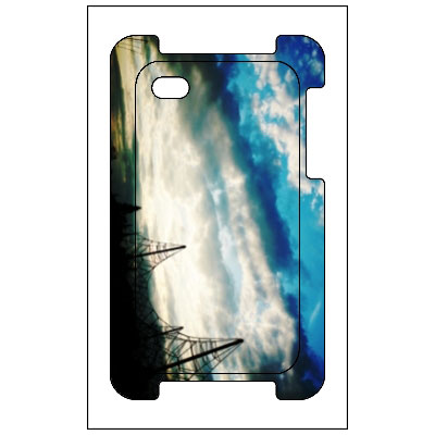 iPhoneカバー sky